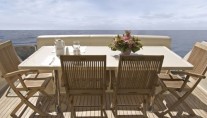 Yacht WAVE RUNNER -  Aft Deck Al Fresco Dining